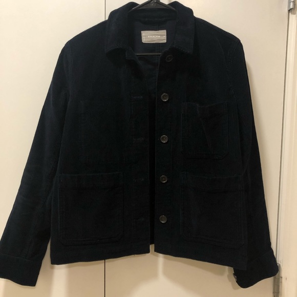 Everlane Corduroy Chore Jacket In Navy 